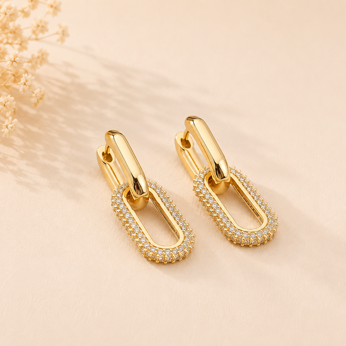 Amour Link Earrings