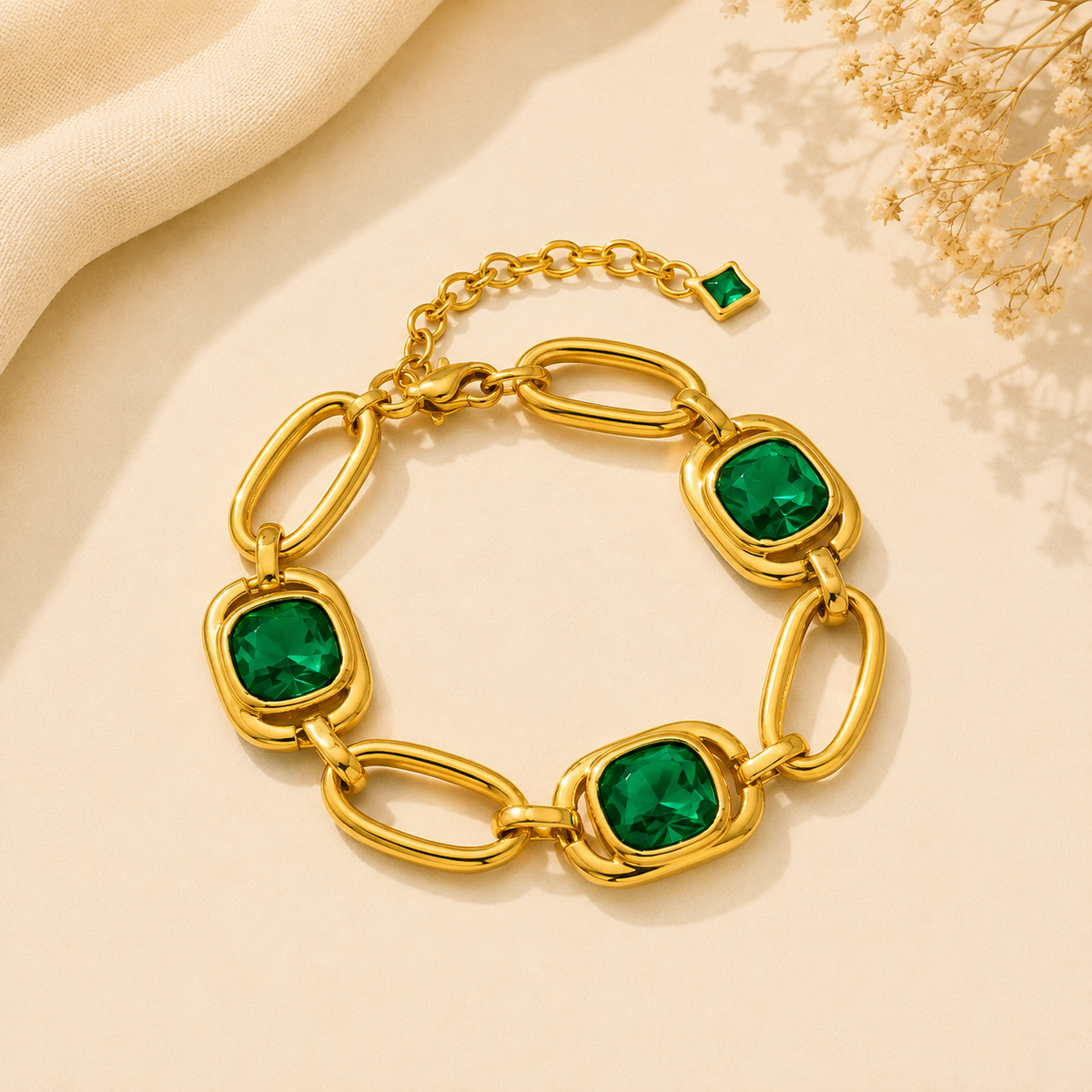 Evergreen Link Bracelet