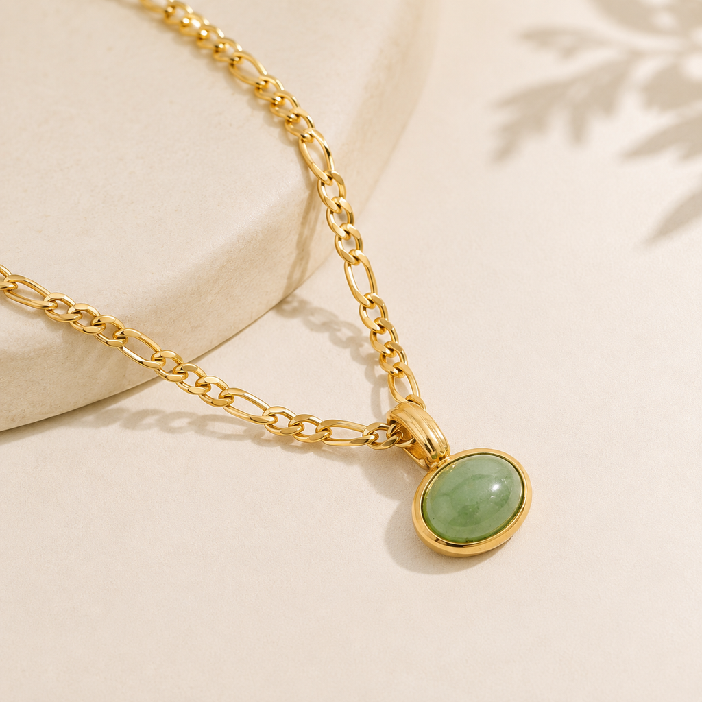 Winslow Green Stone Pendant Necklace