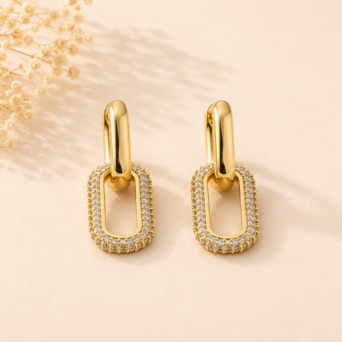 Amour Link Earrings