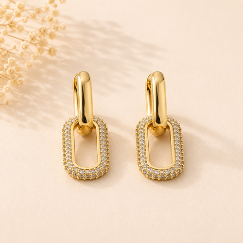 Amour Link Earrings